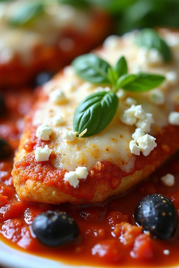 mediterranean chicken parmesan delight