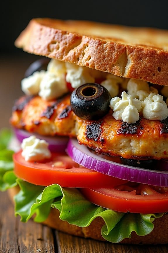 mediterranean chicken sandwich recipe