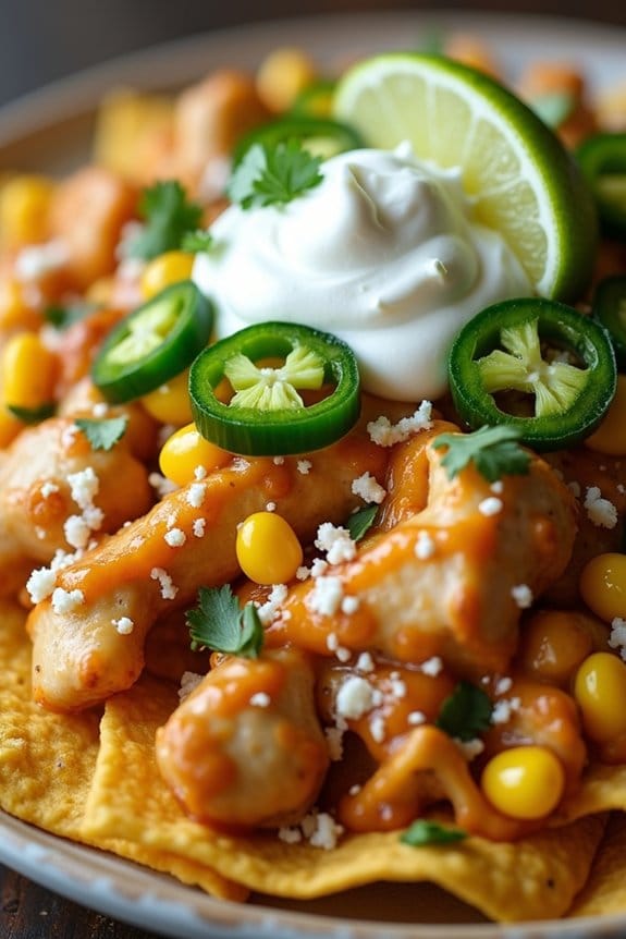 mexican street corn nachos