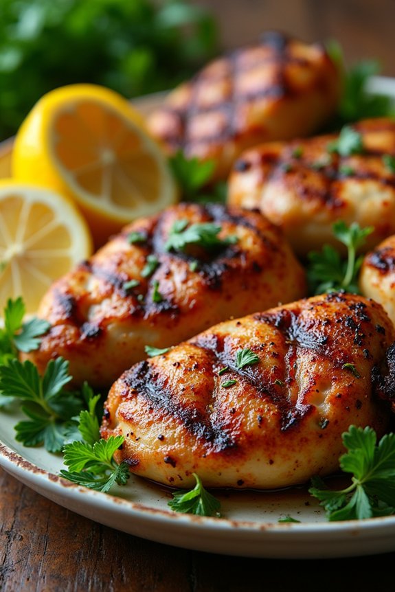 moroccan spiced grilled chicken