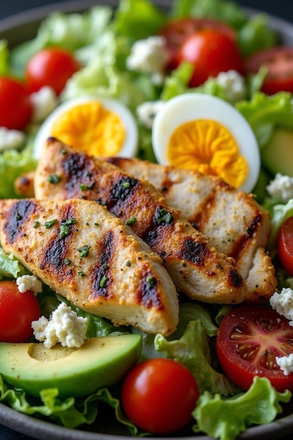 pesto chicken cobb salad
