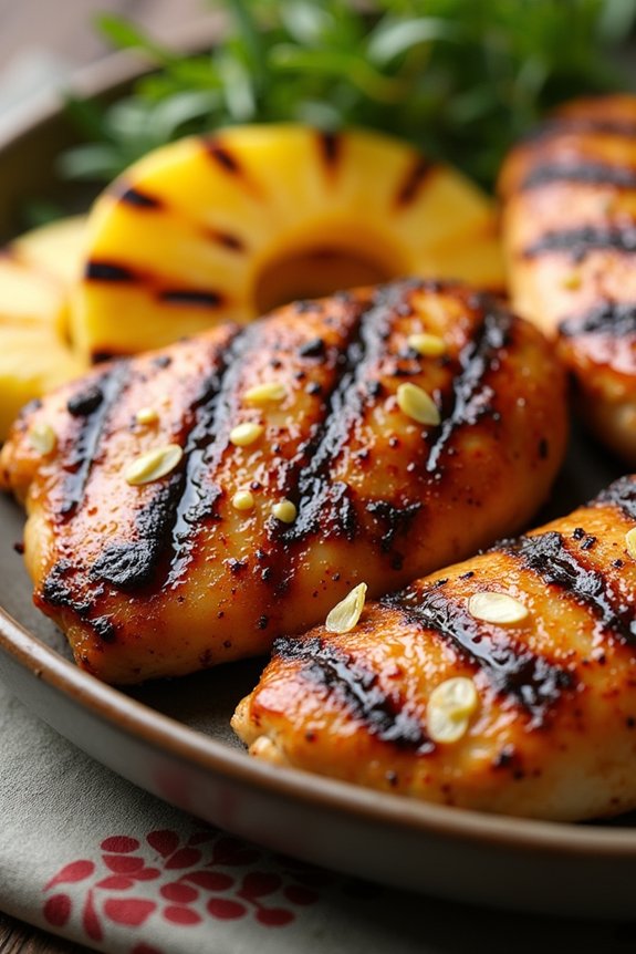 pineapple ginger grilled chicken recipe