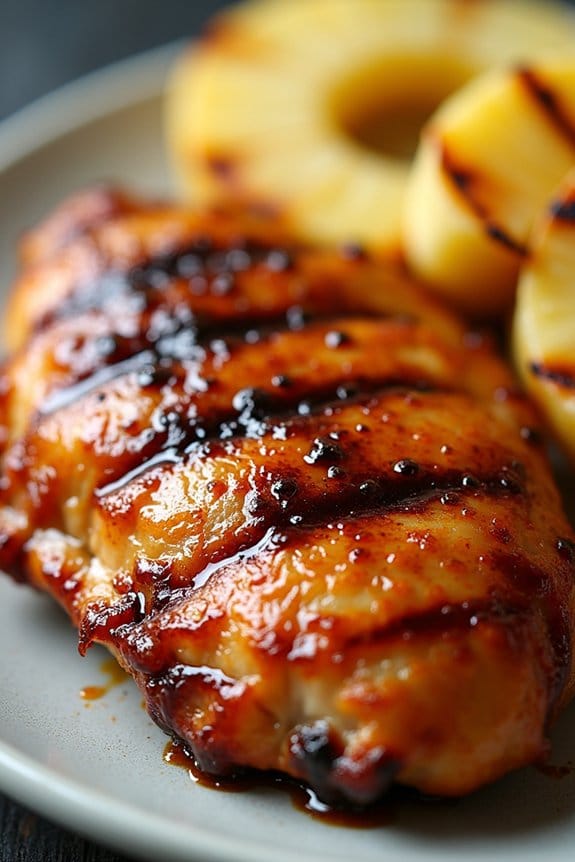 pineapple teriyaki grilled chicken