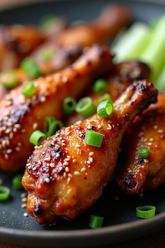savory asian grilled wings