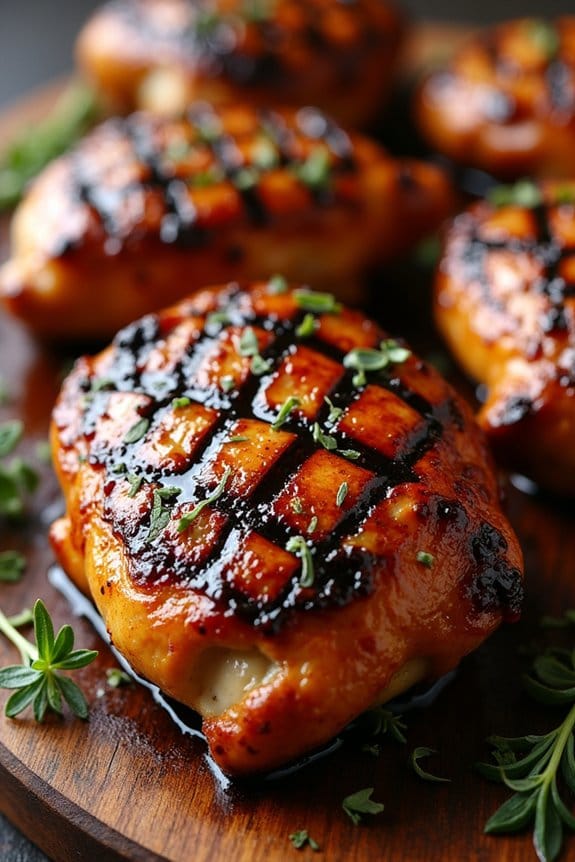 savory glazed grilled chicken