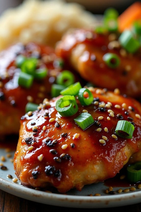 savory honey garlic chicken