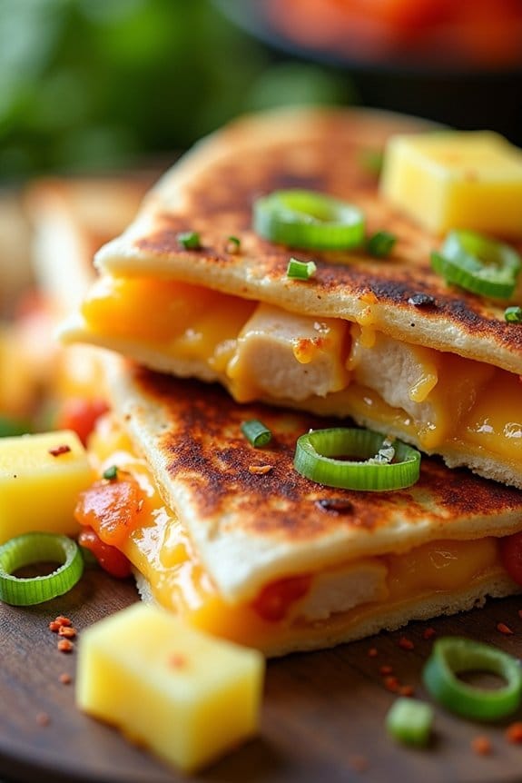savory sweet quesadilla delight