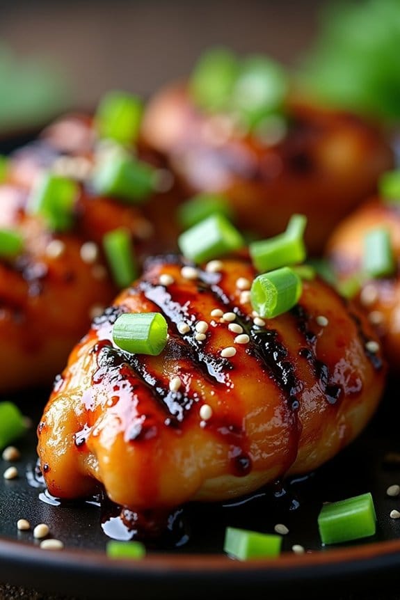 savory teriyaki grilled chicken