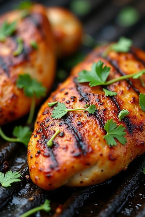 smoky flavorful grilled chicken