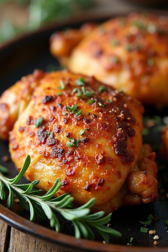 smoky garlic parmesan chicken