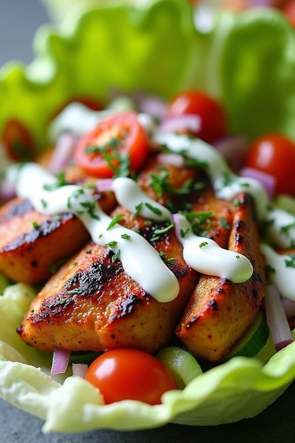 smoky paprika chicken wraps