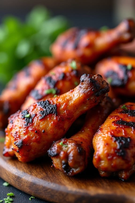 smoky paprika grilled wings