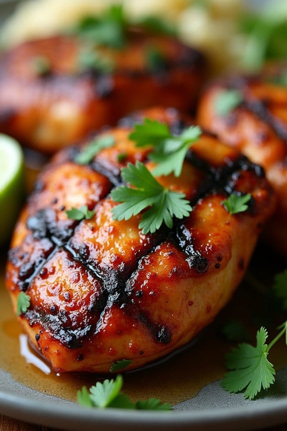 smoky spicy lime infused chicken