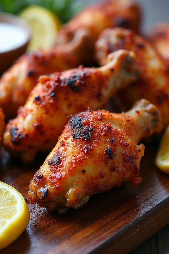 spicy cajun grilled wings