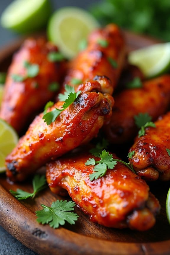 spicy crispy grilled wings