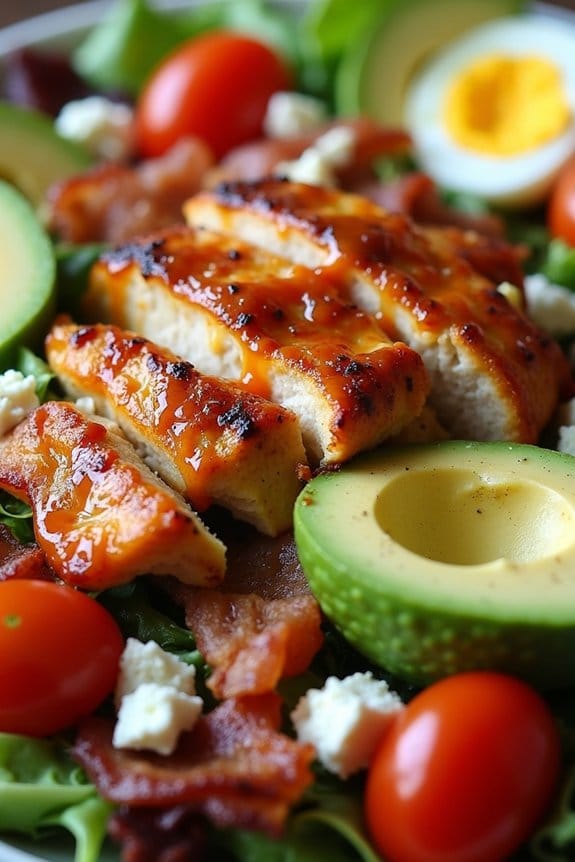 spicy grilled chicken salad