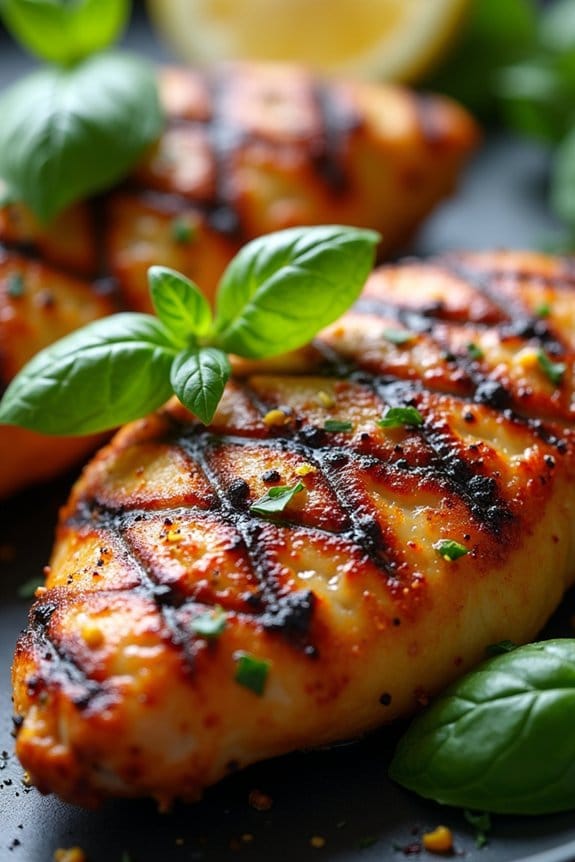 spicy lemon basil chicken