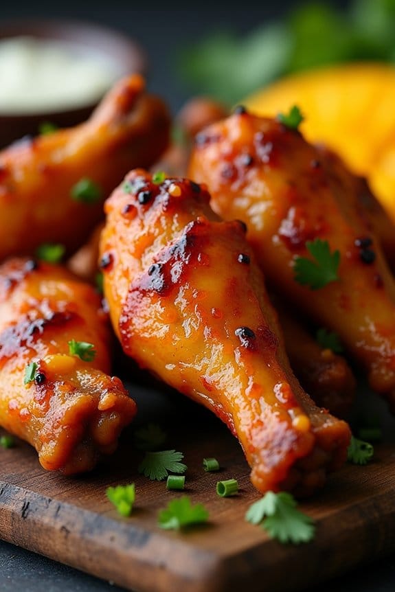 spicy mango habanero wings