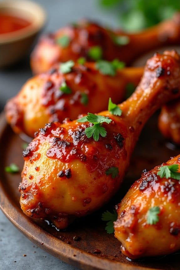 sweet and spicy drumsticks