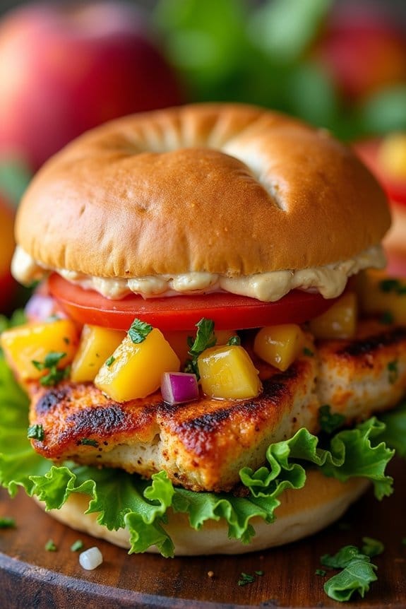 sweet and spicy sandwich delight