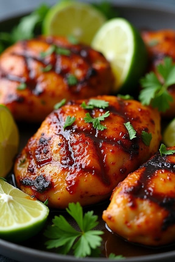 sweet spicy tangy grilled chicken