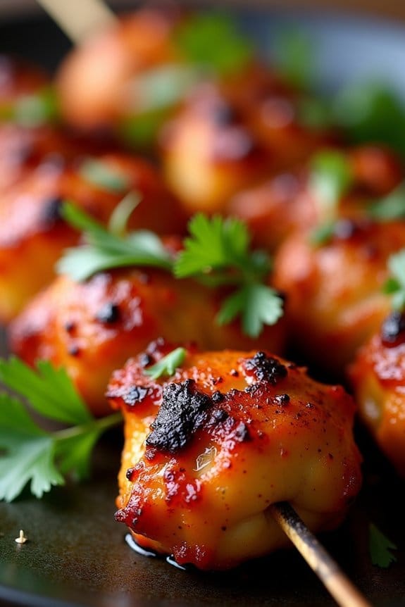 tandoori chicken skewers recipe