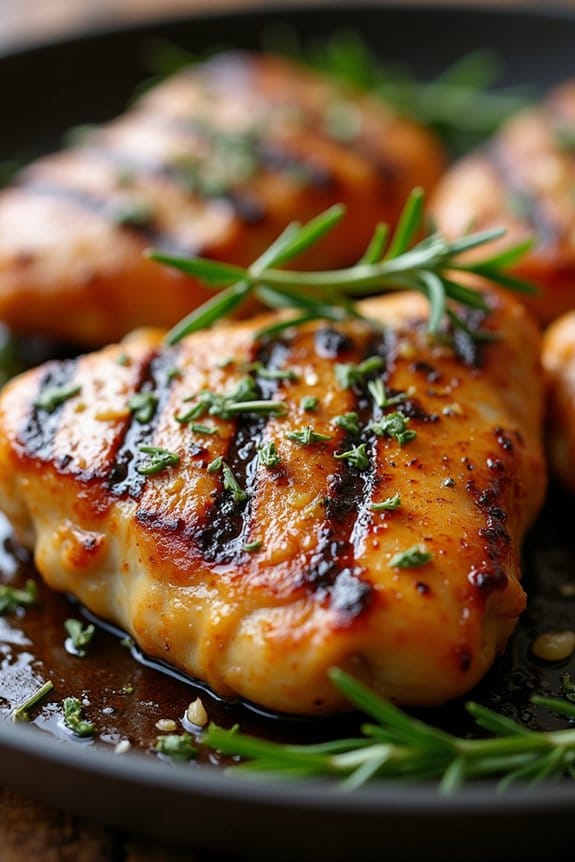 tangy herb infused grilled chicken