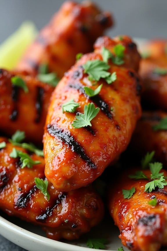 tangy spicy sweet wings