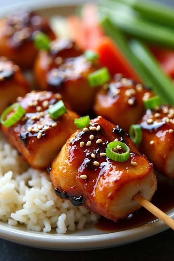 teriyaki chicken skewers recipe