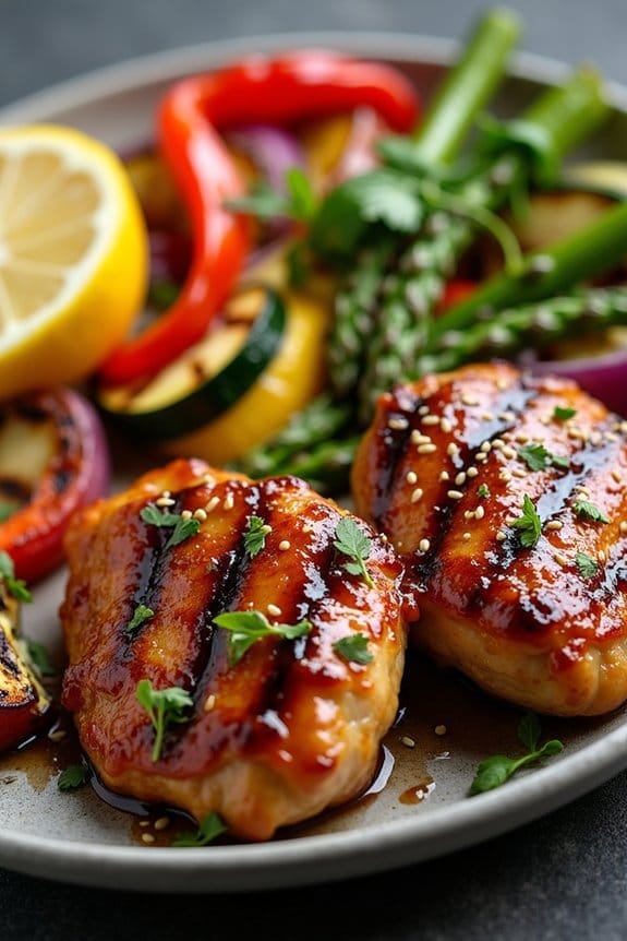 teriyaki chicken with vegetables