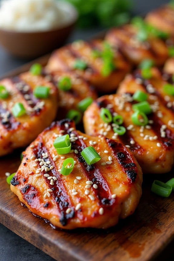 teriyaki grilled chicken cutlets