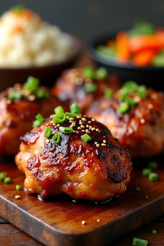 teriyaki grilled chicken thighs