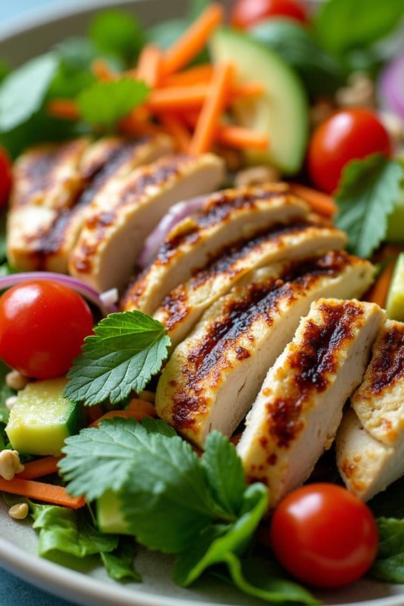 thai grilled chicken salad