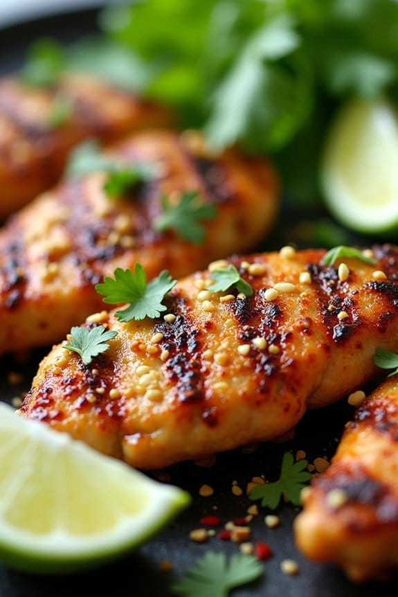 thai peanut grilled chicken