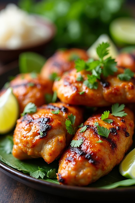thai peanut grilled chicken