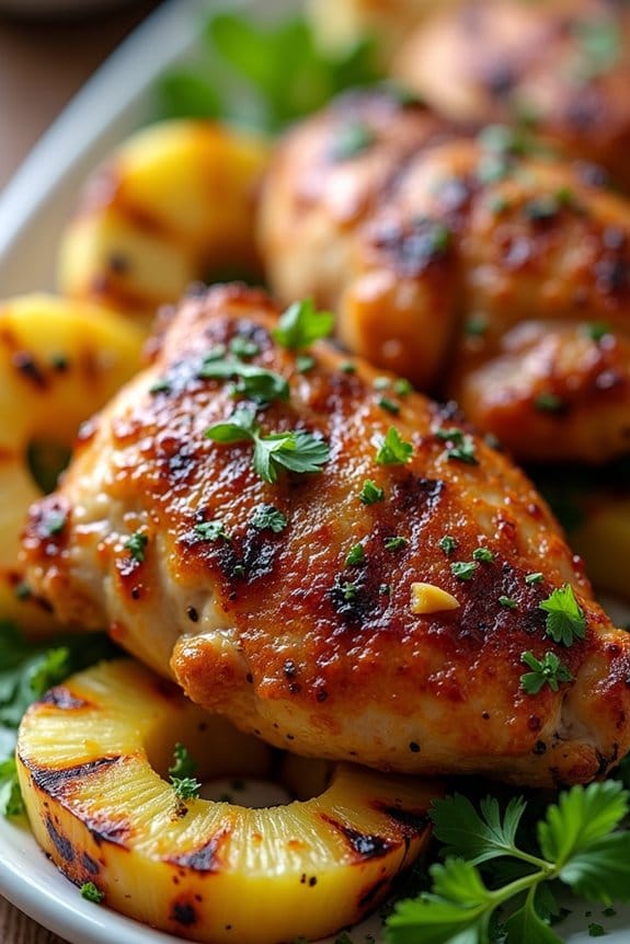 tropical spicy grilled chicken