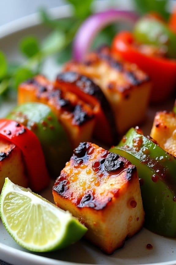 tropical teriyaki chicken kebabs