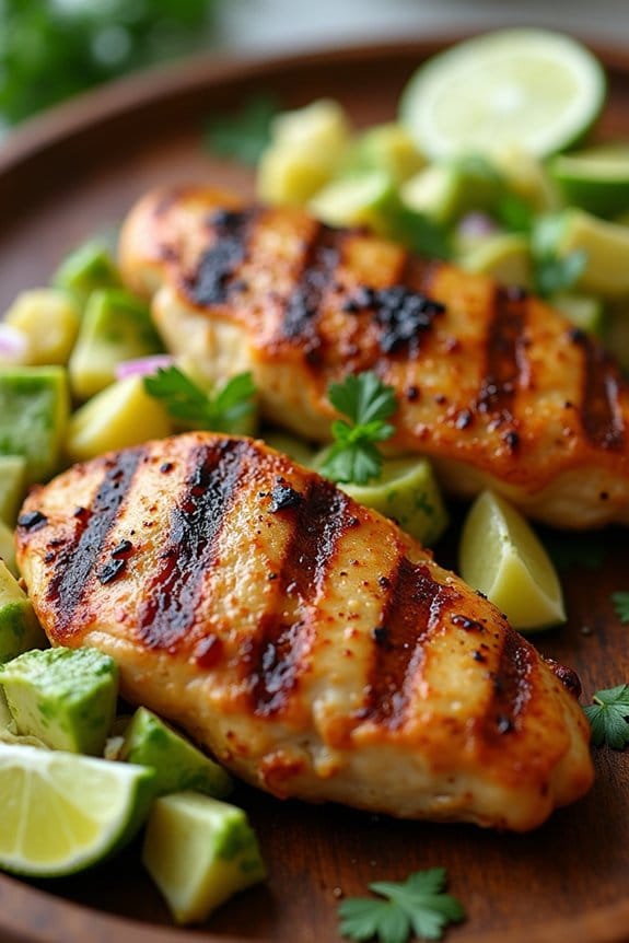 zesty grilled chicken dish