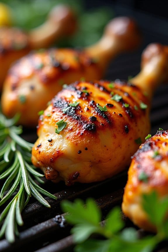 zesty herb infused chicken drumsticks