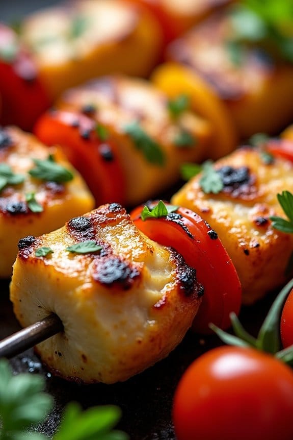 zesty lemon garlic kabobs