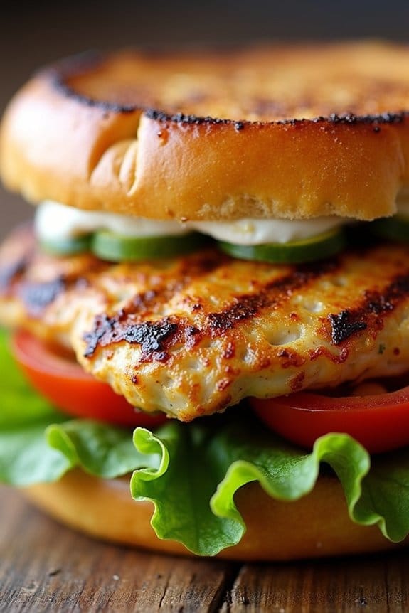 zesty lemon herb chicken sandwich