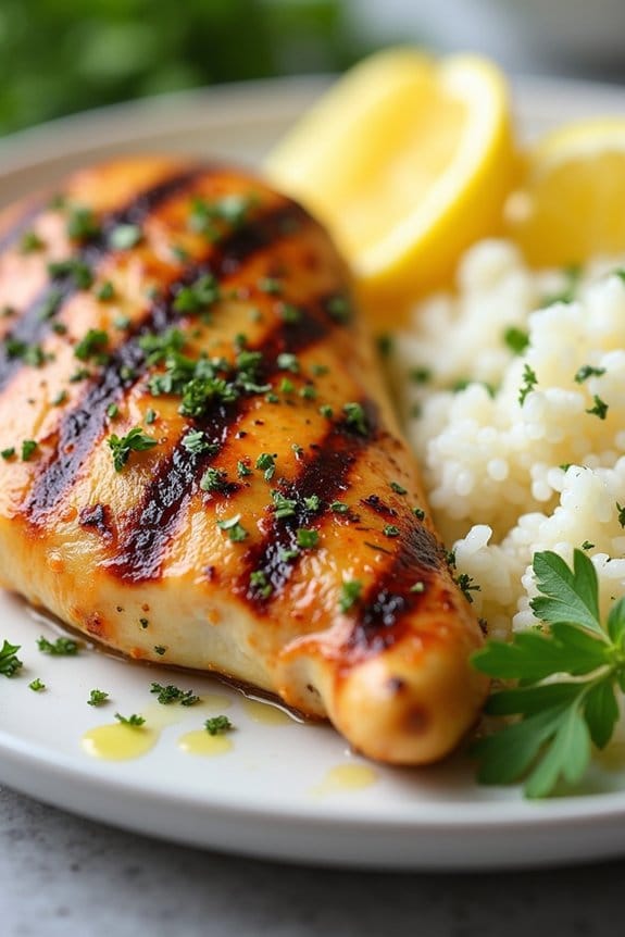 zesty lemon herb grilled chicken
