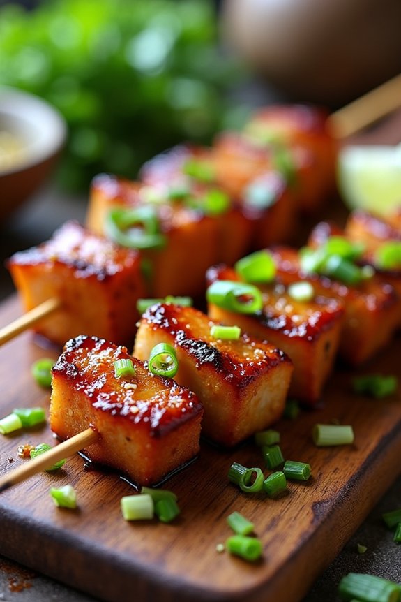 aromatic pork skewers recipe