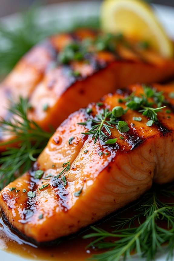 asian grilled salmon delight