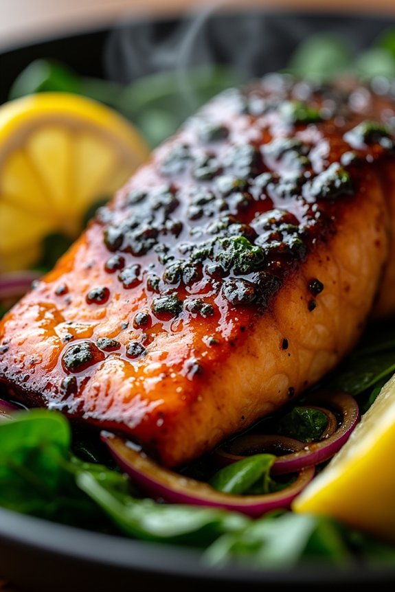 balsamic salmon foil packets