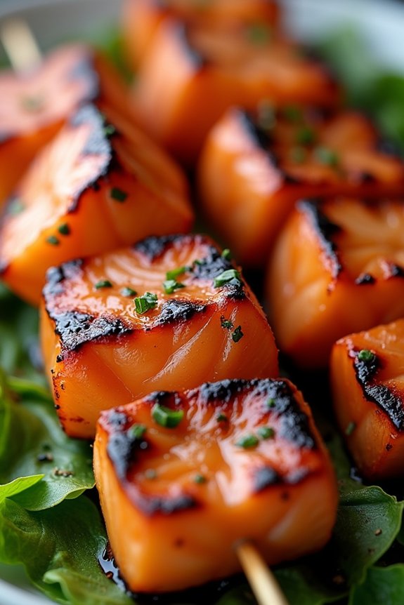 balsamic salmon skewers recipe