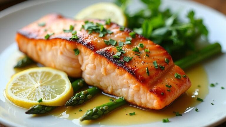 buttery lemon grilled salmon