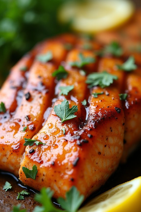 cajun honey glazed salmon recipe