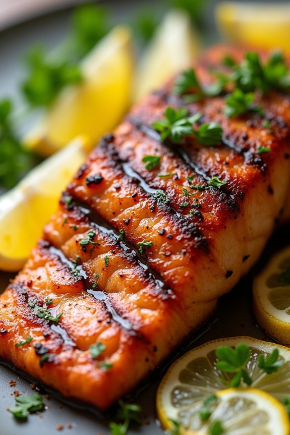 cajun spiced grilled salmon delight