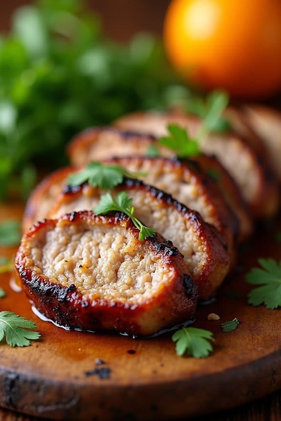 citrus garlic grilled pork